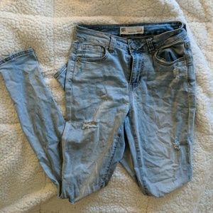 Ripped Blue Jeans